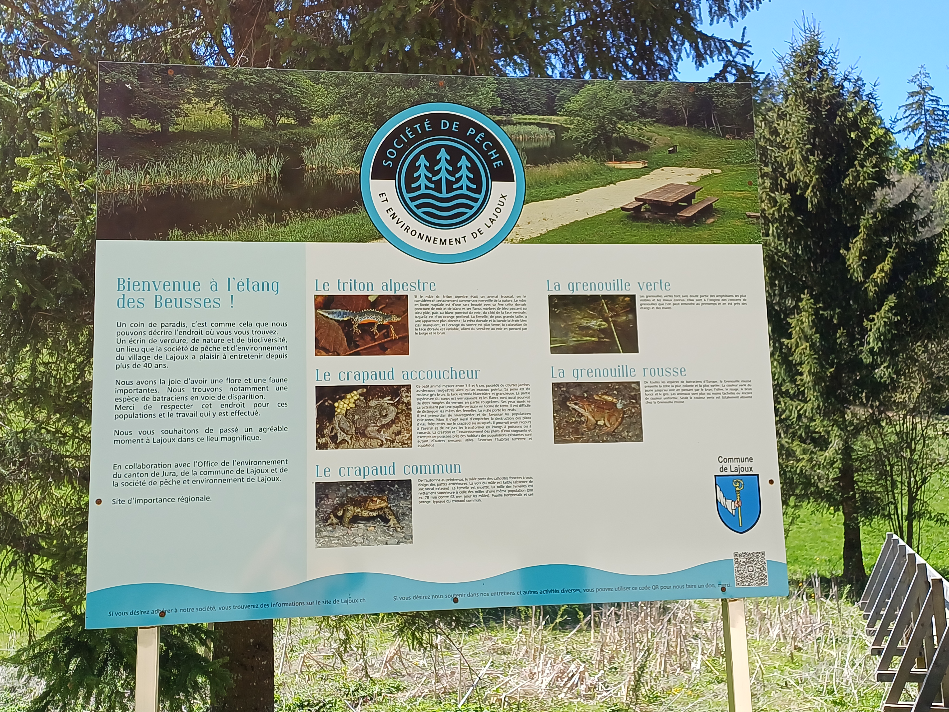Information de l'étang